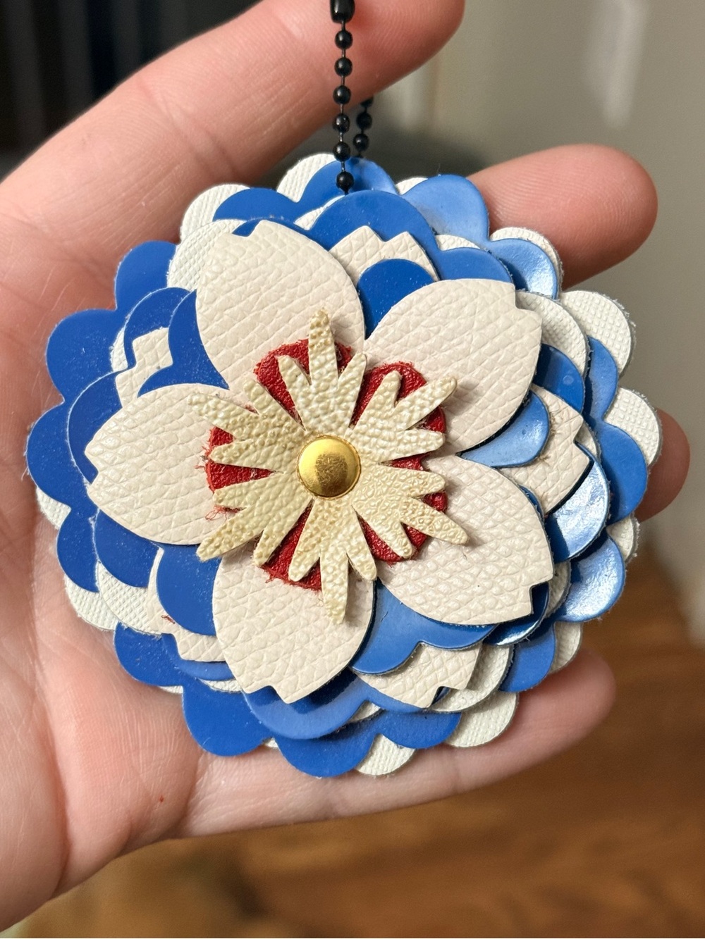 Handmade Floral Bag Charm